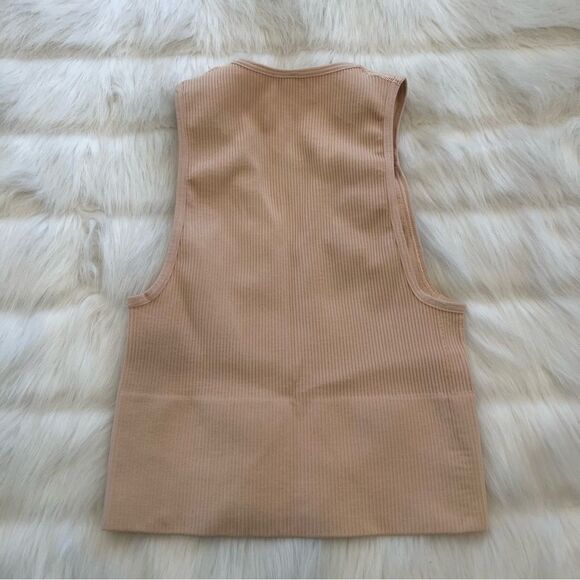 Out From Under Deep V Crop Tank (S) - Picture 4 of 7